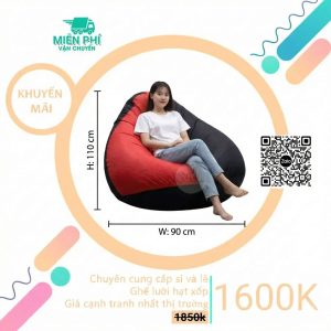 Ghế Lười Decor Quán Cafe Hình Giọt Nước GL 002